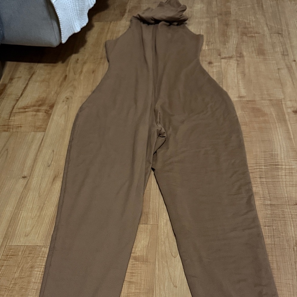 Naked Wardrobe Chocolate Brown Jumpsuit